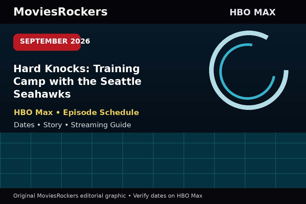 Hard Knocks: Training Camp with the Seattle Seahawks September 2026 HBO Max streaming guide