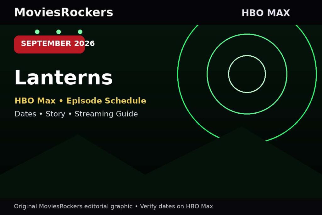 Lanterns September 2026 HBO Max streaming guide