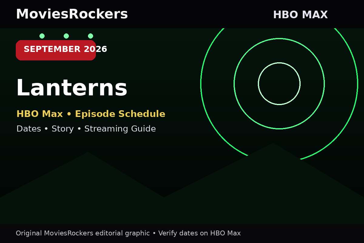Lanterns September 2026 HBO Max streaming guide