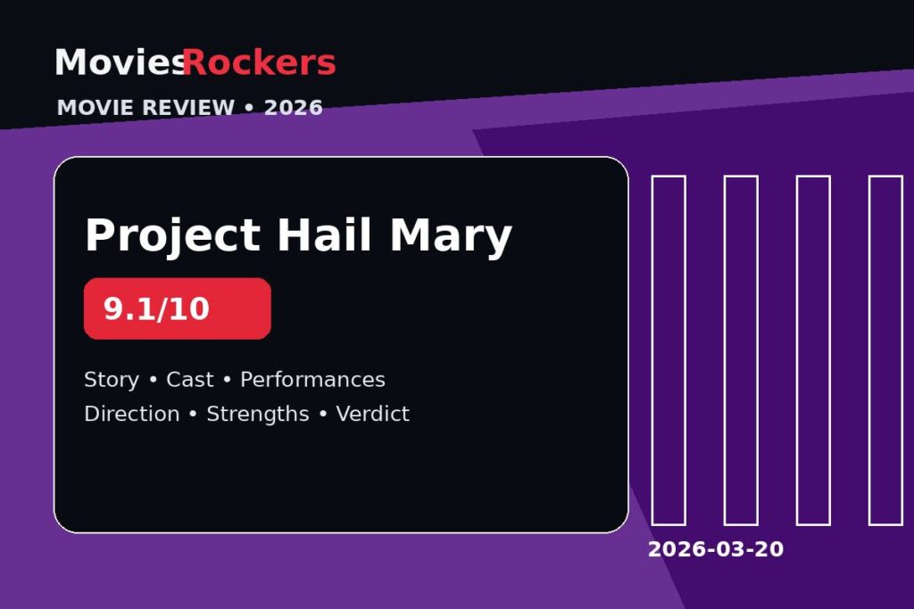 Project Hail Mary review on MoviesRockers