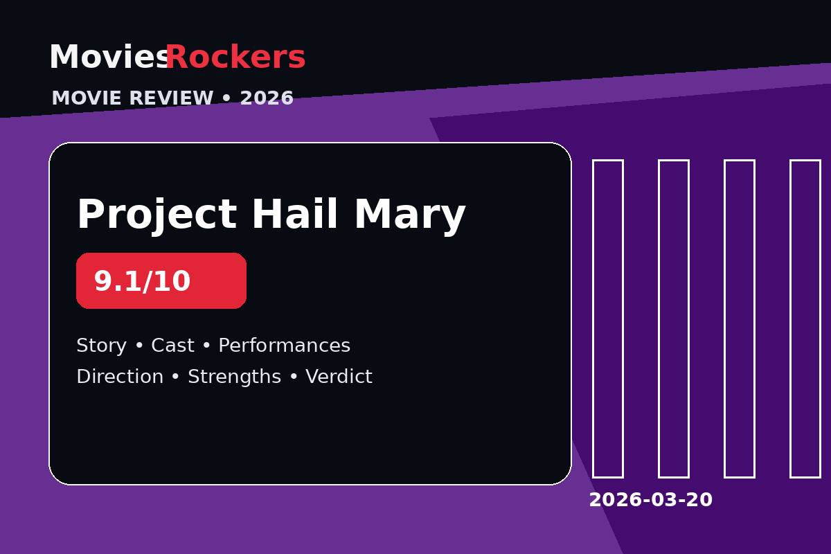 Project Hail Mary review on MoviesRockers