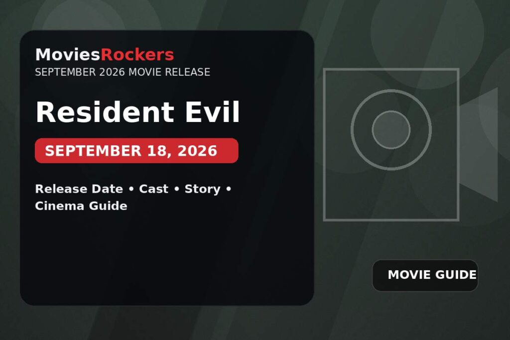Resident Evil September 2026 movie release guide