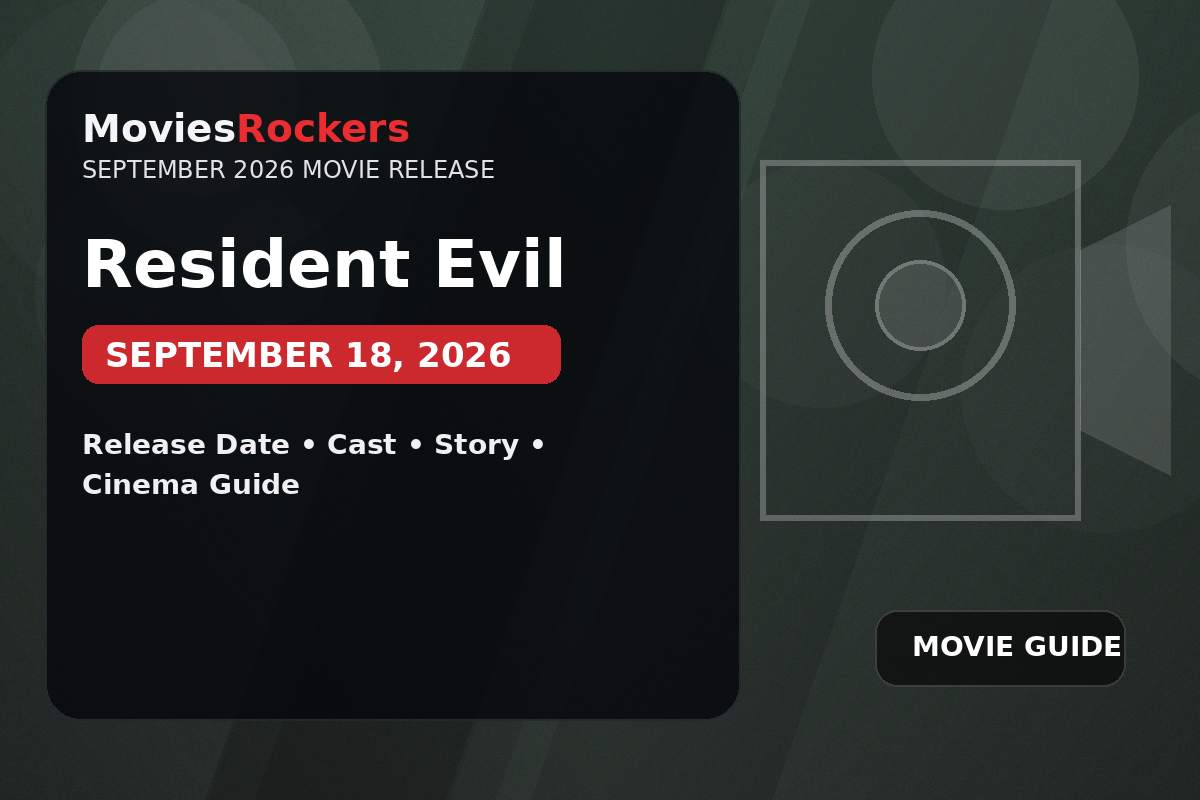 Resident Evil September 2026 movie release guide